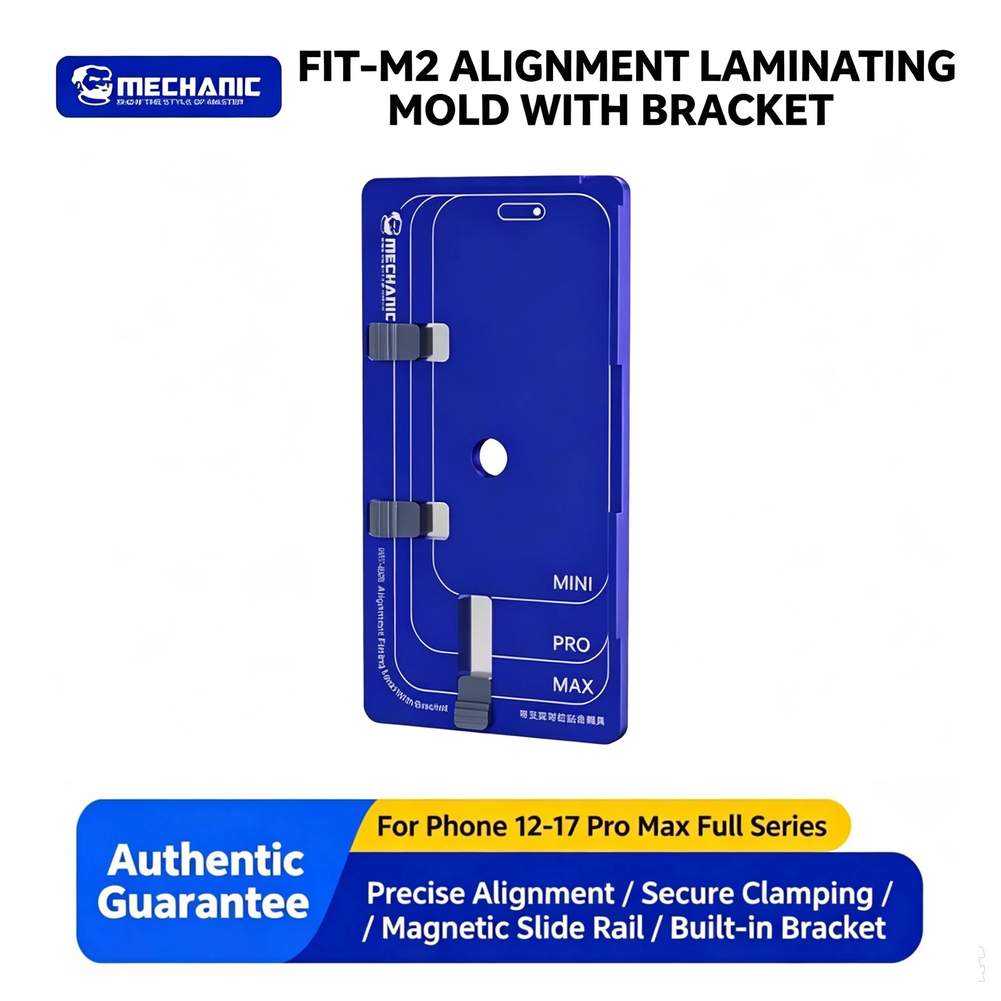 MECHANIC OFFICIAL FIT-M2 Alignment Fitting Mold With Bracket iPhone Full Range Models Repair Auxiliary Positioning Repair Tools