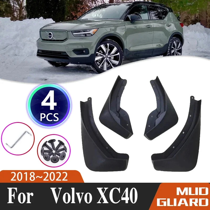 

Car Mudguards For Volvo XC40 Mud Flaps 2018 2019 2020 2021 2022 Car Anti-splash Mud guard Guard Splash Flap Fenders Accessories