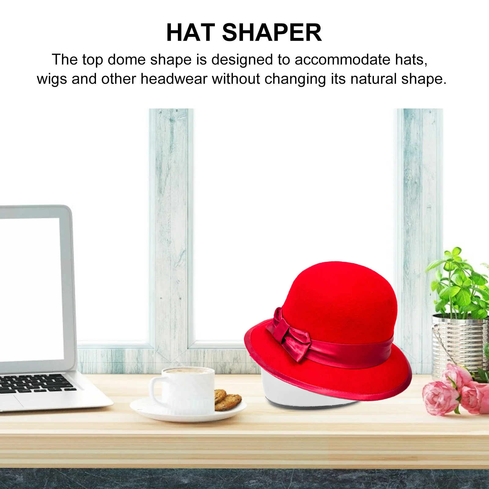 

Inflatable PVC Hat Shaper Display Stand Holder Support Rack for Baseball Caps Wigs Portable Cap Inner Support for Retail