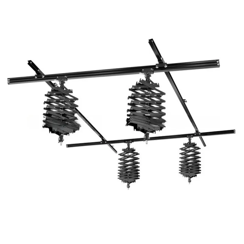

Thickened ceiling rail set 4 boom 4 track studio light hanger