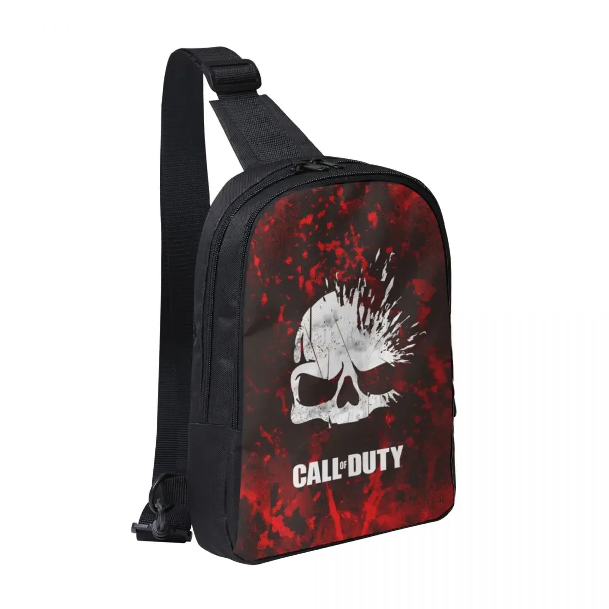 Game Call Of Duty Crossbody Sling Backpack Shoulder Sling Chest Bag Adjustable Travel Hiking Daypack Outdoor for Women & Men