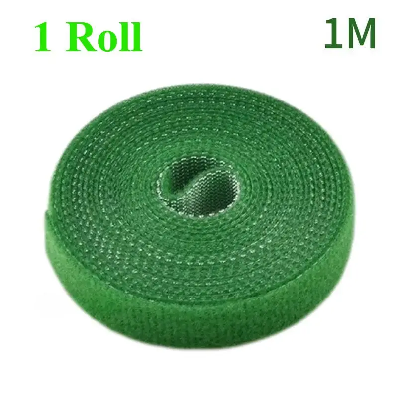 Nylon-Pflanzenbinder, Pflanzenverband, Haken, Krawattenschlaufe, verstellbare Pflanzenunterstützung, wiederverwendbares Verschlussband für Hausgarten-Zubehör