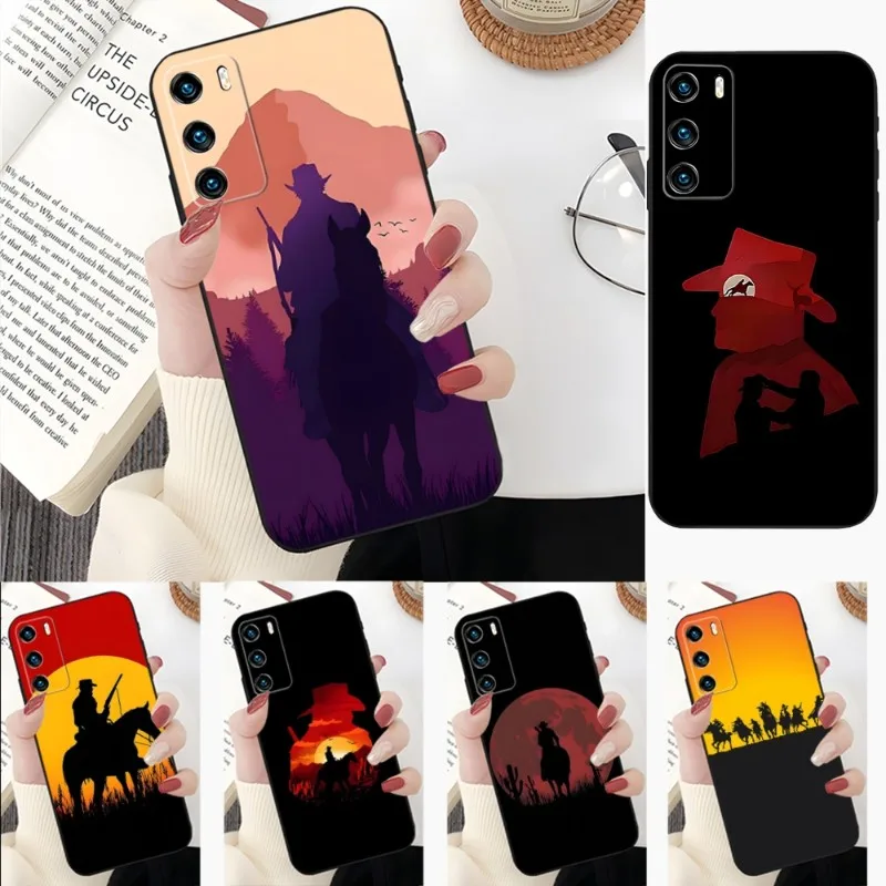 Red Dead Redemption 2 Phone Case For Huawei P50 P50Pro P40 P30 P20 P10 P9 Pro Plus P8 P7 Psmart Z 2022 2021 Nova 8 8I 8PRO 8SE