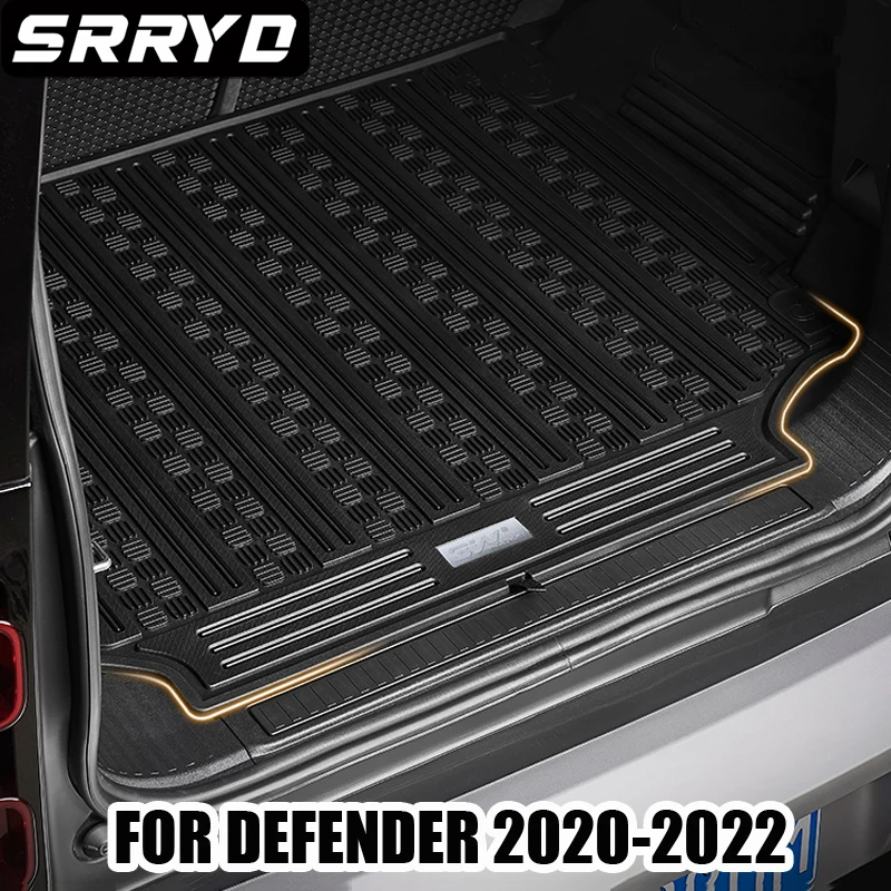 

For Land Rover Defender 90 110 2020-2022 Car Rear Trunk Storage Mat Waterproof Durable TPE Cargo Liner Protection Accessories