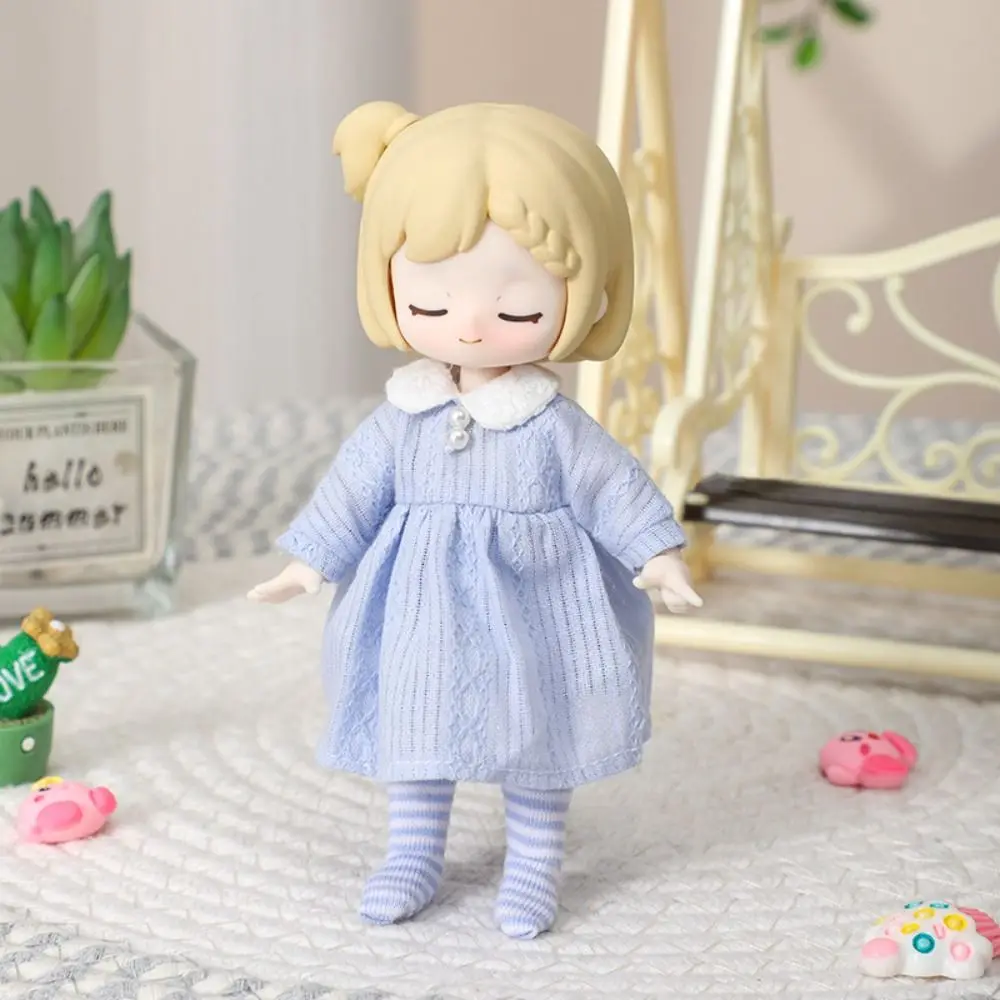 귀여운 인형 옷 DIY 미니 인형 양말, 1/11 OB11 인형, 1/12 Bjd, GSC 인형용 레깅스 바지, 8 가지 색상 패션