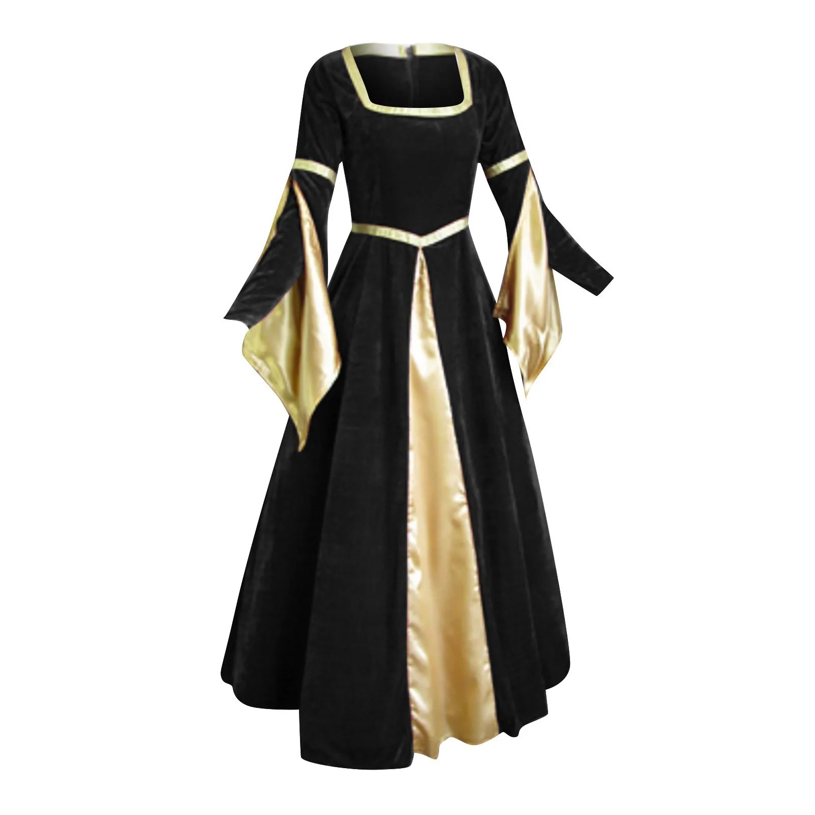 

Renaissance Dress Women Medieval Dress Witch Costume For Women Ball Gown Halloween Costumes Fairy Dress Velvet Irish Dresses