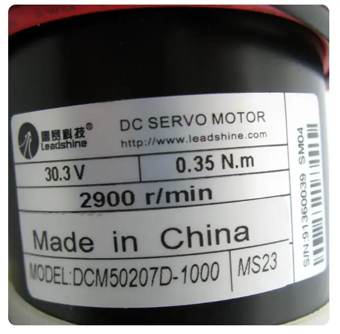 120W DC Servo Motor DCM50207D-1000 Brushed Single-ended With English Manual dc motor encoder