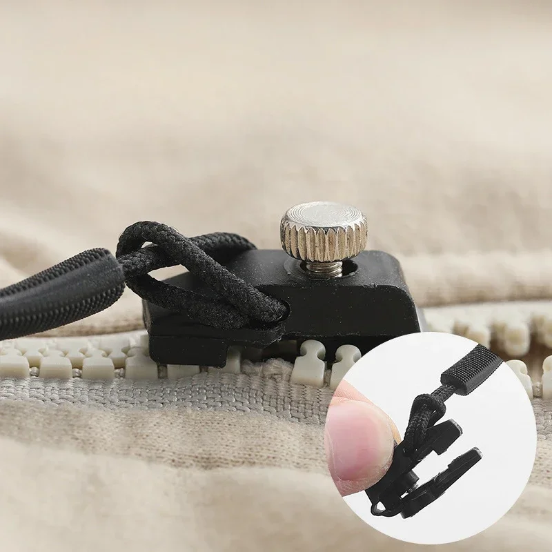 5PCS//20PCS Universal Zipper Repair Kit Quick Instant Detachable Zipper Head for Jacket Bags Coat Replacement Zipper Slider Pull