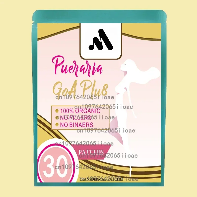 

30-пластыри Pueraria Mirifica Transdermal Patch, с Aauaje, Saw Palmetto, Wild Yam, для увеличения ягодиц