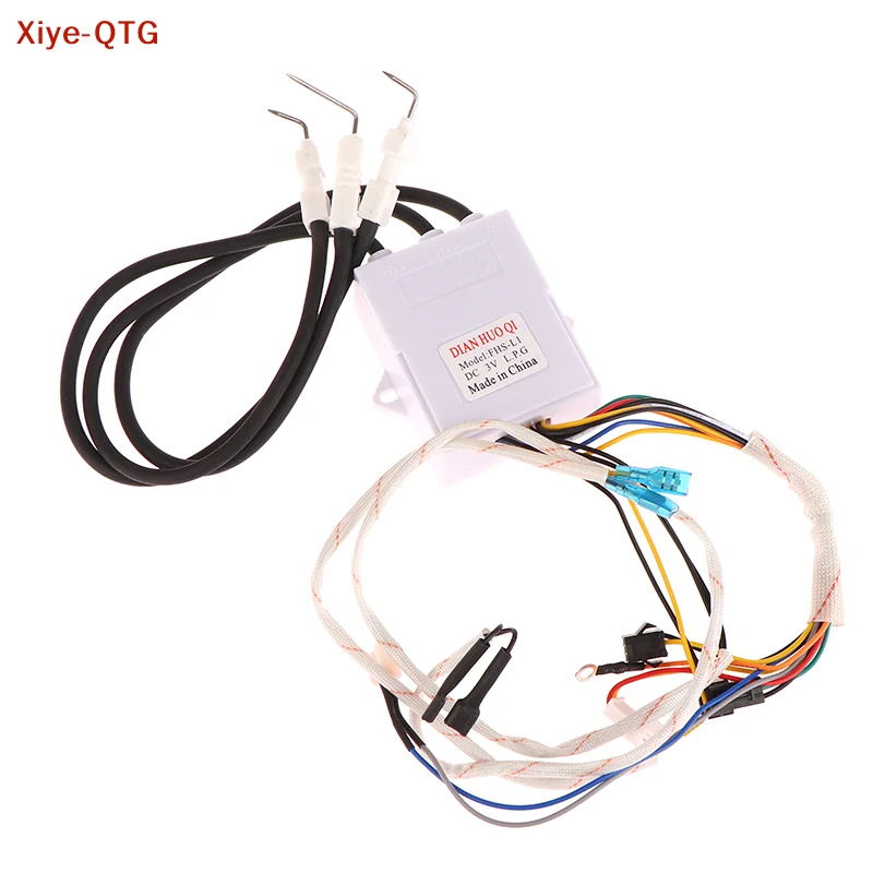 NEW 1PCS Total 14 Wires Universal DC 3V Gas Stove Double Ignition with Temperature Control and Display Pulse Igniter