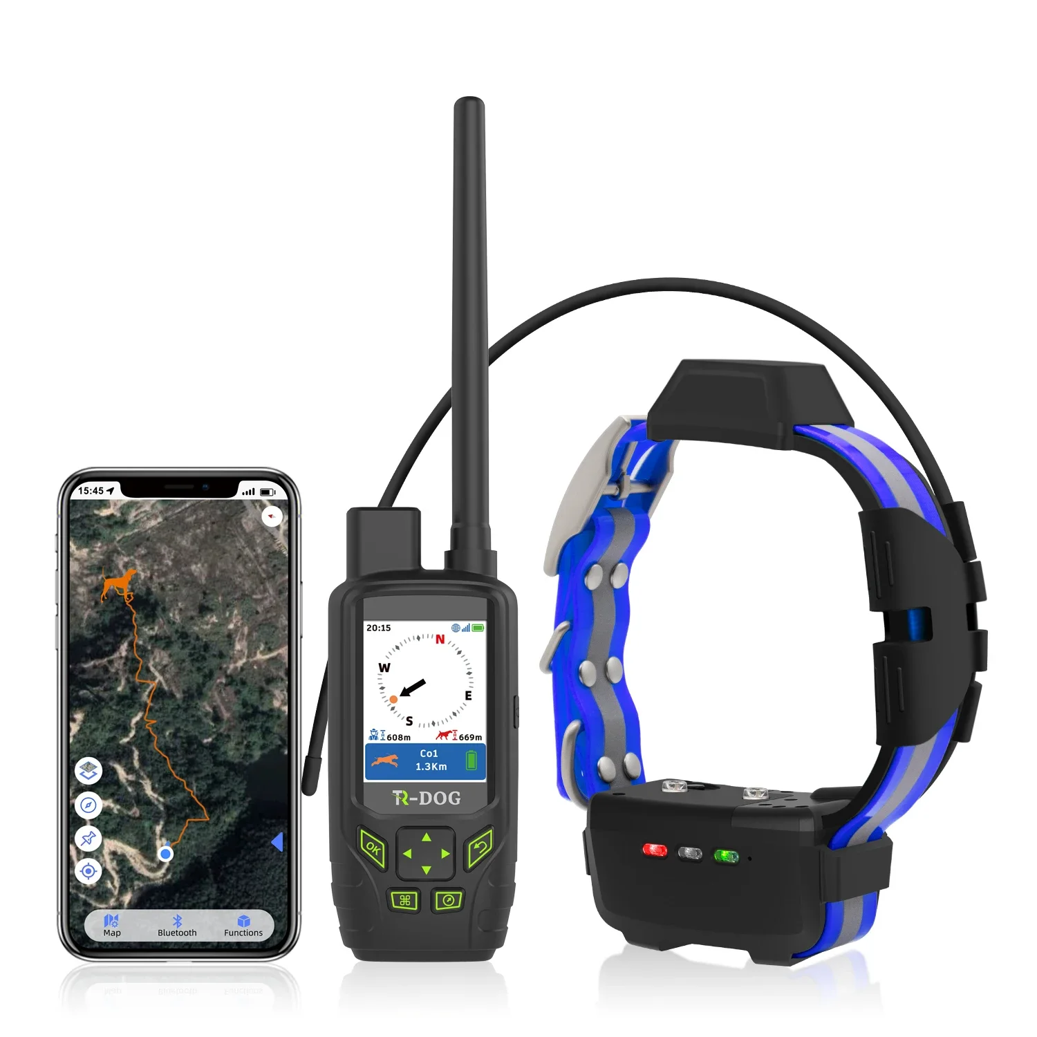 TR-Dog hunting dog tracker and GPS dog collar for hound