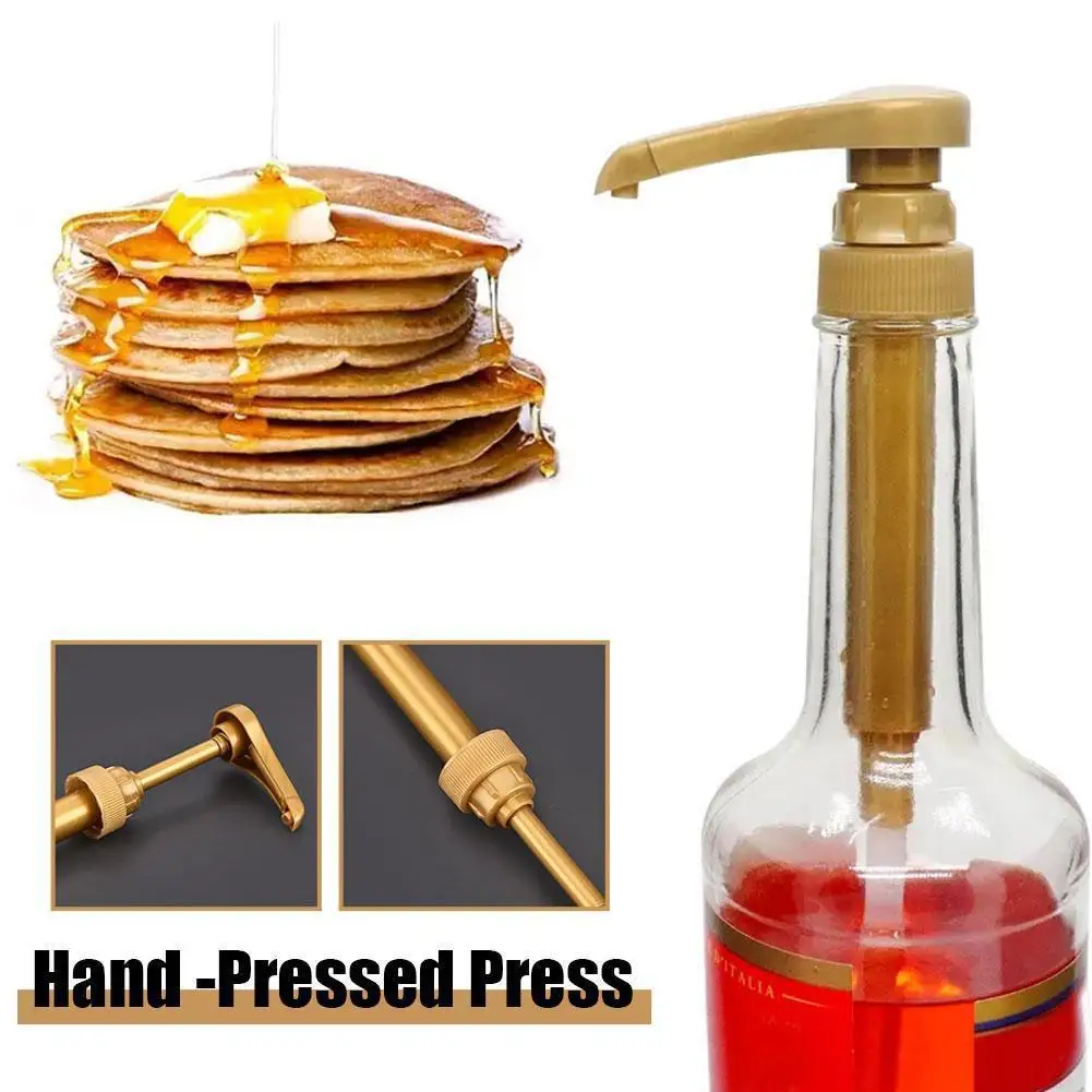 Dispensador de café, leche, té, bomba para jarabe, dispensador de líquidos para jarabe Monin, bomba dispensadora de botellas de jugo de 10ml, herramientas de cocina, 1-5 uds.