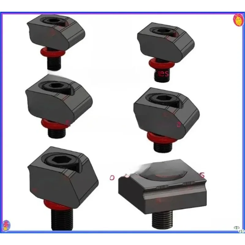 Adjustable‑Size Small OK‑Type Clamping Block M6‑12 Screw Integrated Fixture Multi‑Workpiece Locating Holder For CNC Milling