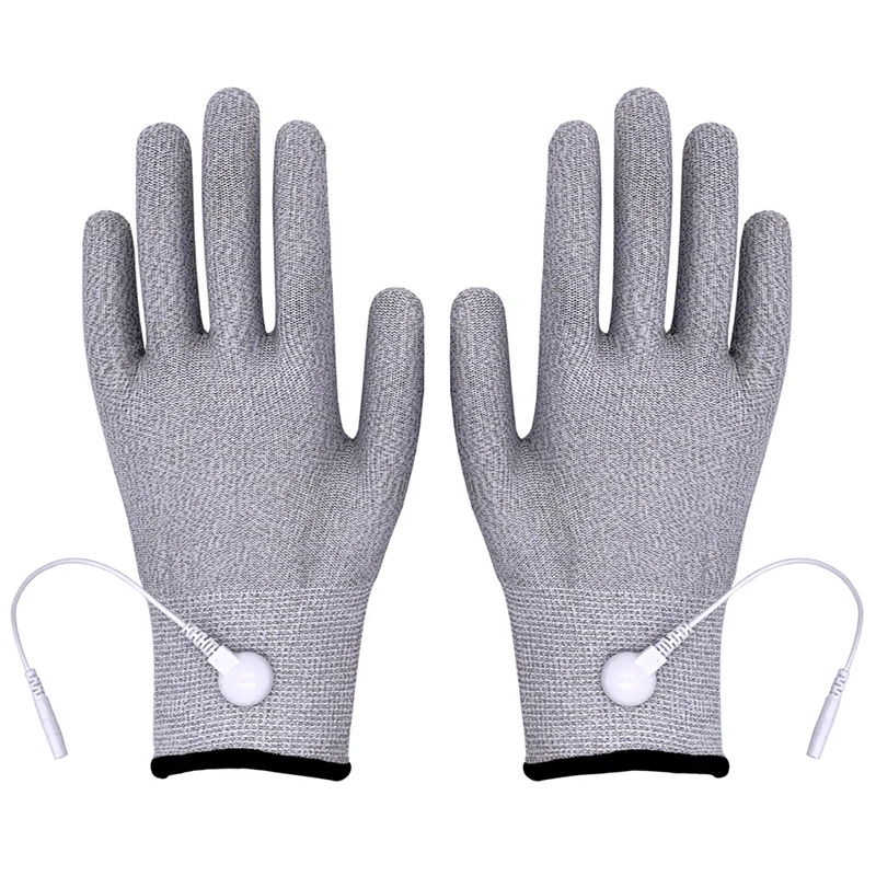 

Silver Fiber Physiotherapy Conductive Gloves Mid- And Low-Frequency Therapy Instrument Accessories Bio-electrical Therapy Gloves