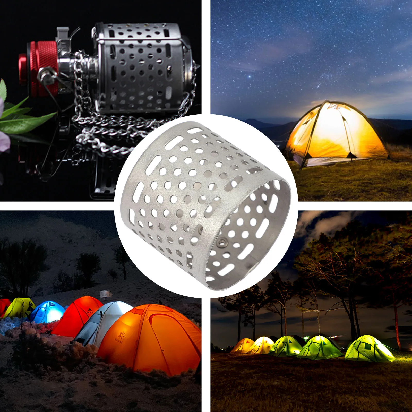 

Metal Glass Lamp Shade Heat Resistant Clear Light Transmission Outdoor Gas Light Cover Camping Tent Lampshade Small Lamp Shades