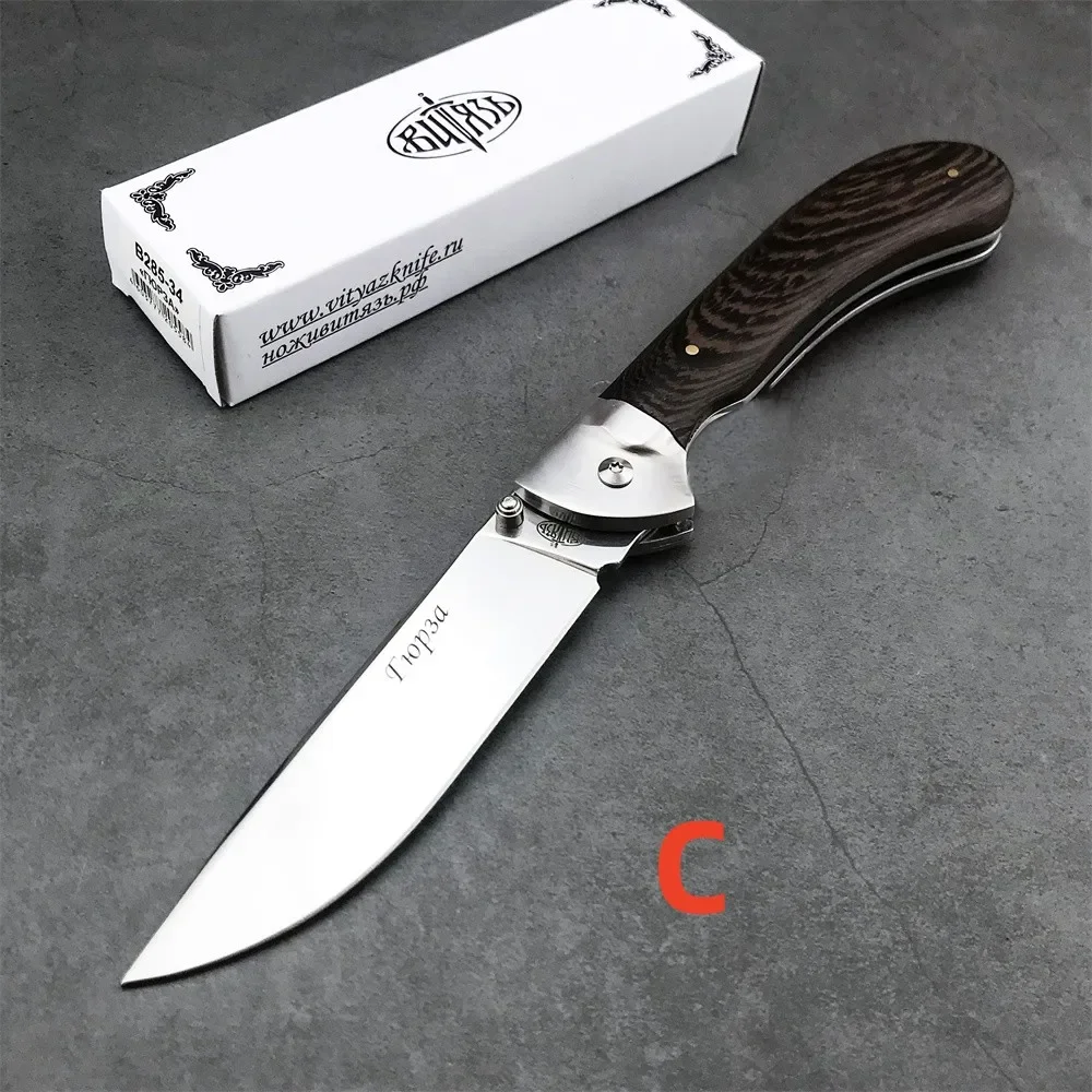 Coltello pieghevole Russian HOKC D2 Blade Black G10 manico caccia all'aperto Tactical Survival pocket coltelli da campeggio coltelli da frutta