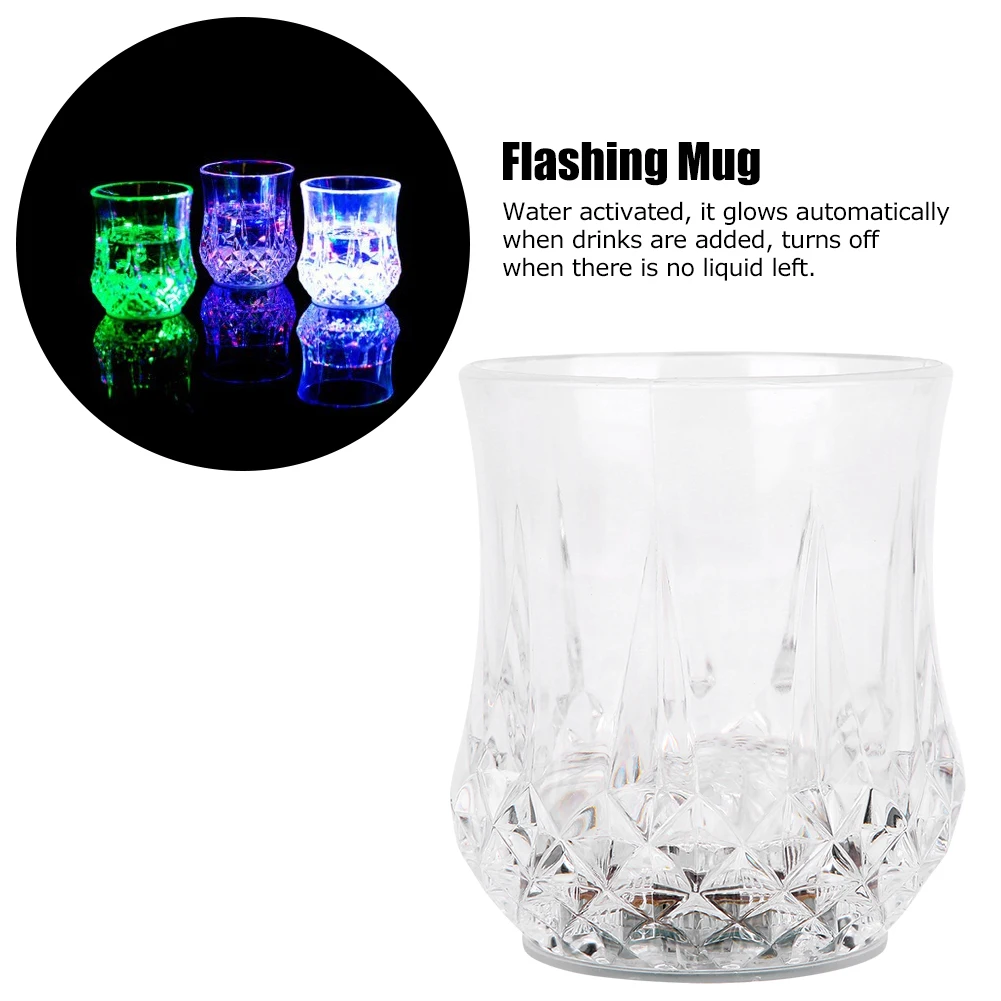 自動ライト色変更 LED 点滅カップ水センサーマグバーパーティー用品ギフト点滅カップ LED カップ LED 点滅カップ