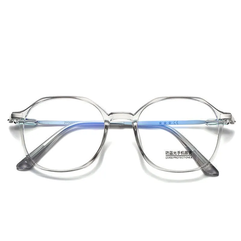 Reading Glasses Women Fashion Anti Blue Light Clear Eyeglasses Girls Ultralight Vintage Polygon Hyperopia Glasses +100 To +400