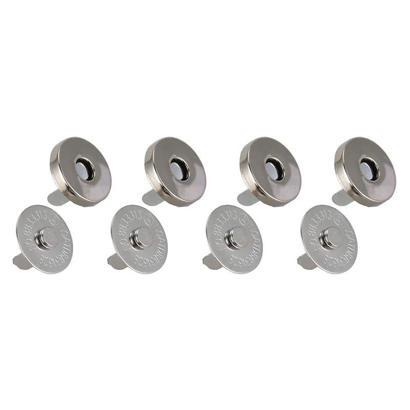 AT33 80 Sets Magnetic Button Clasp Snaps 18Mm - Great For Sewing, Craft, Purses, Bags, Clothes, Leather