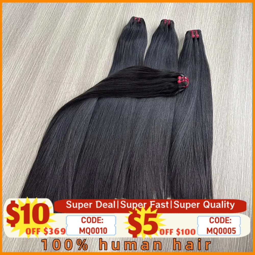 

20A двойные нарисованные прямые 100% человеческие волосы плетение пучок необработанные человеческие волосы необработанные человеческие волосы для наращивания миллионaire Queen