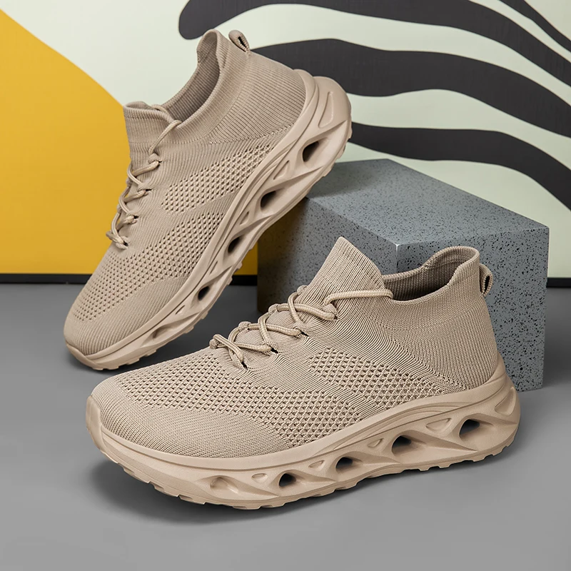 

Мужская повседневная обувь с широким носком, дышащая спортивная мужская обувь для бега, прогулочные носки, лоферы без шнуровки, мужские кроссовки