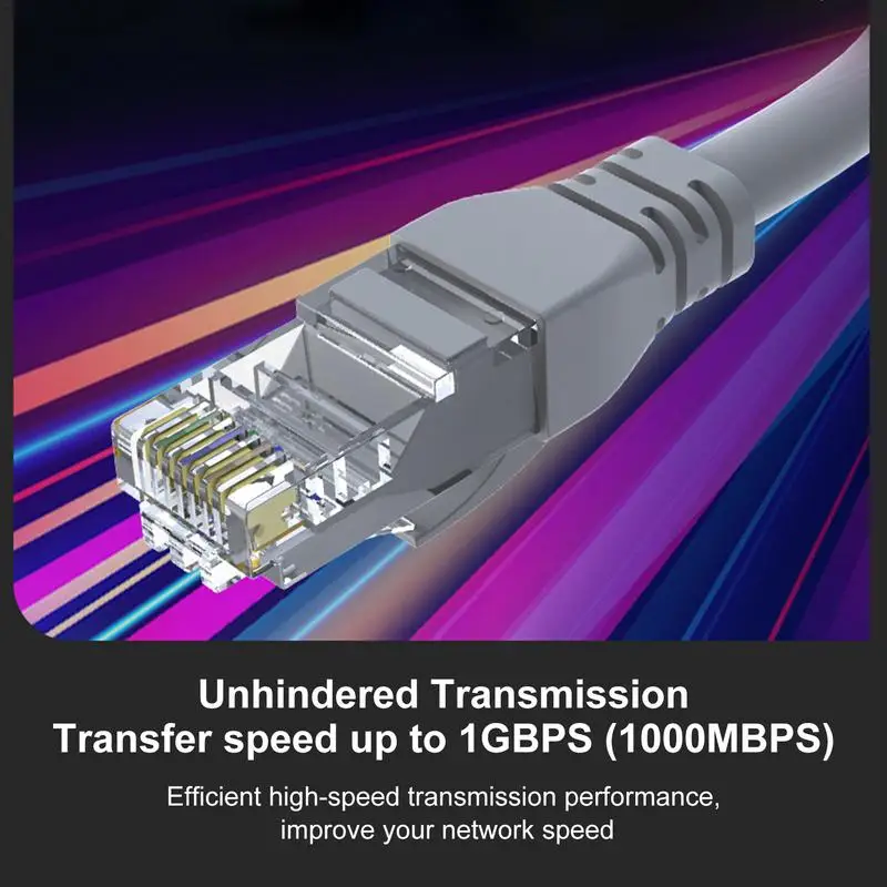 Cat 8 Ethernet Cable Twisted Pair Network Cable Waterproof Cat8 Ethernet Cable 6FT RJ45 LAN Network Cable