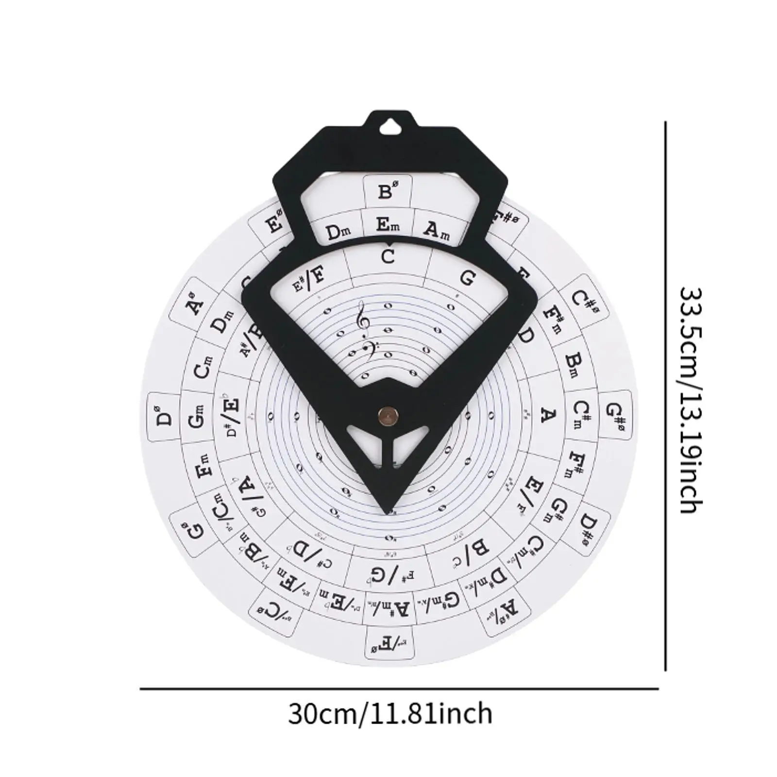 s Wheel Round Music Melody Tool Musical Educational Notes Violin Melody s Tool Circle of Fifths Wheel view 6