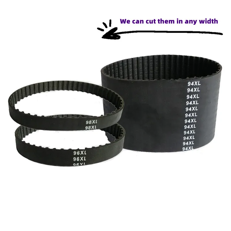 XL Timing Belt XL100 102 104 106 108 110 112 114 116 118 120 122~XL134 Belt Teeth Pitch 5.08mm Width 10mm for XL Timing Pulley
