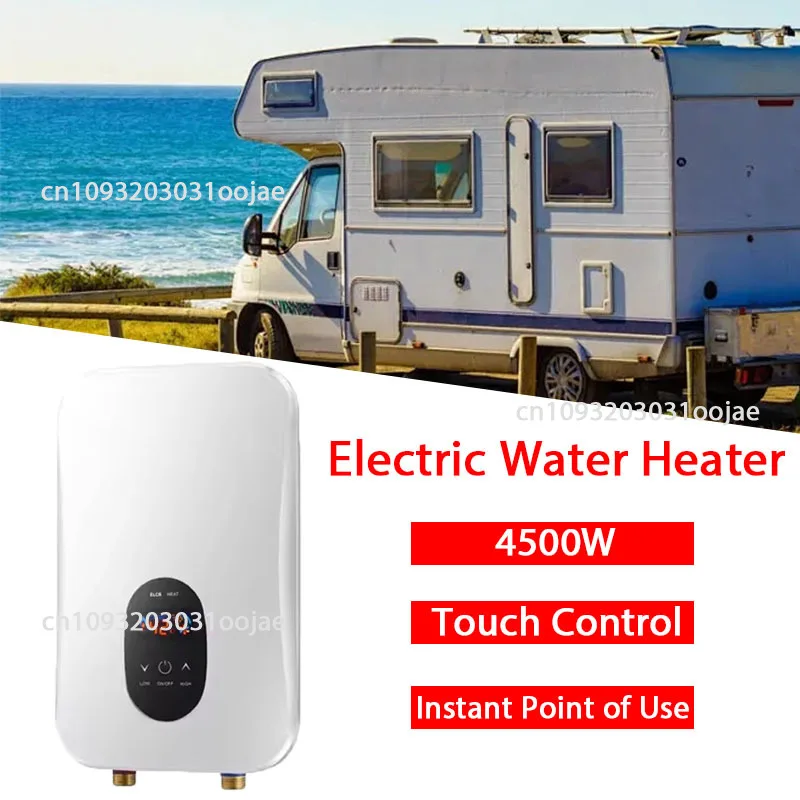 

Electric Tankless Water Heater 4500W at 240 Volts Point of Use with Patented Self Modulating Technology For Bathroom RV Kitchen