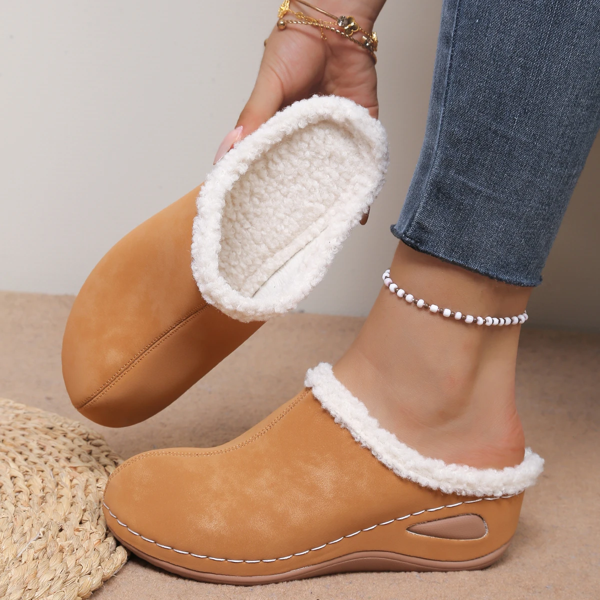 2025-inverno-feminino-tendencia-plataforma-chinelos-camurca-mules-sapatos-casuais-chinelos-de-neve-retro-pelucia-sapatos-de-algodao-quente-slides-feminino