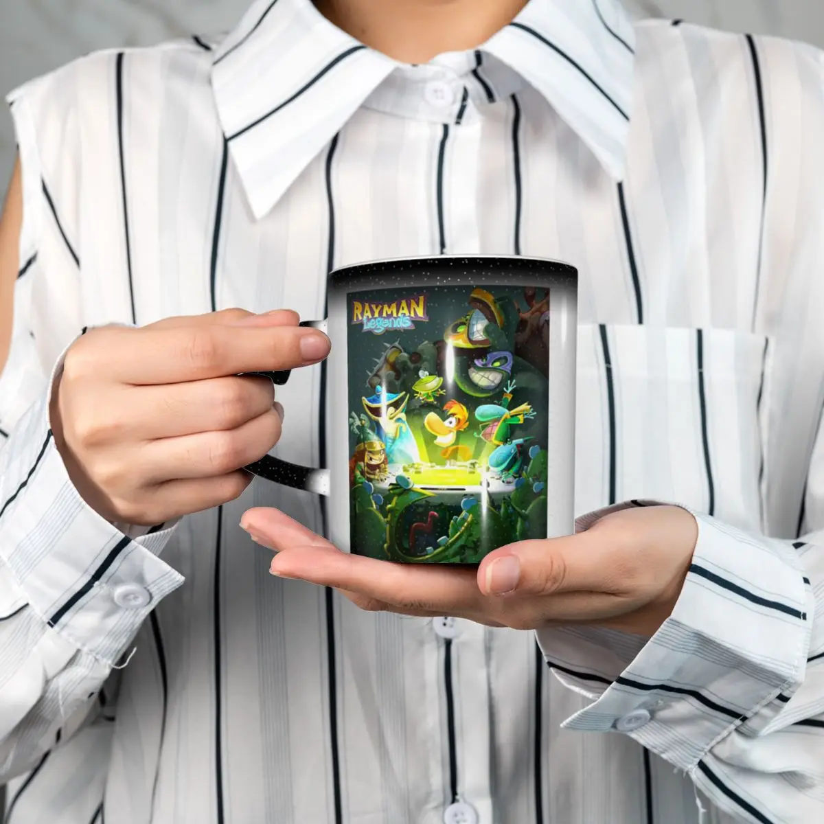 Cartoon Games Rayman Legends Mug Funny Ceramic Coffee Cups Tea Mugs Milk Cup Drinkware Gifts for Woman Man