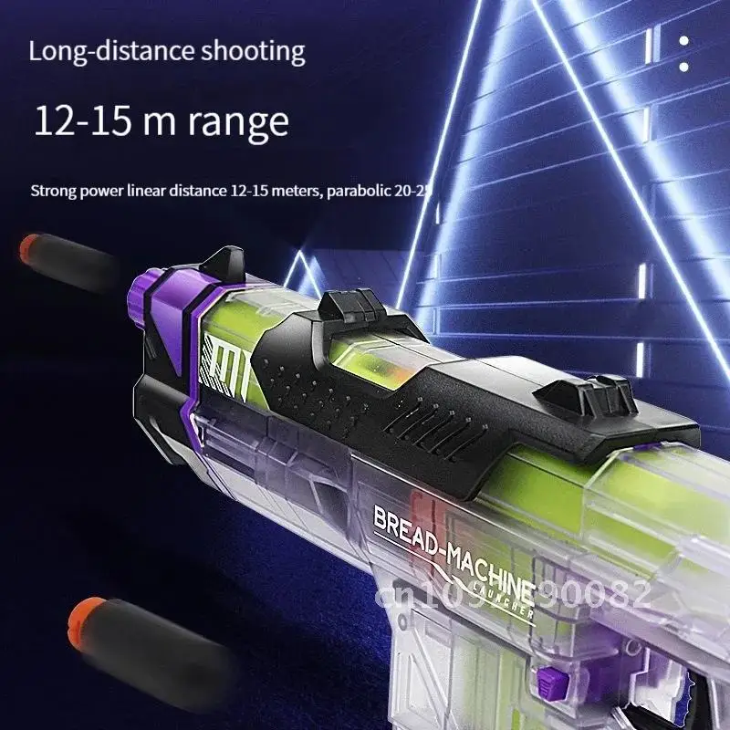 M1 Bread Machine Birthday Launcher Manual Soft Bullet Toy Gun Blaster Kids Gun Adults Bullets Gifts Armas with Boys For Weapon