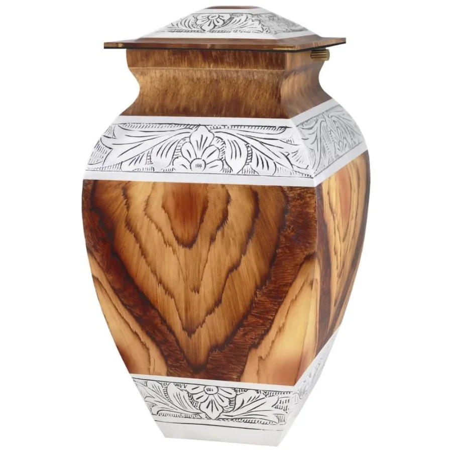 

Urn for Ashes for Women and Male Cremation Urns for Human Ashes Adult Female and Man Funeral Decorative Urns Large Square Model