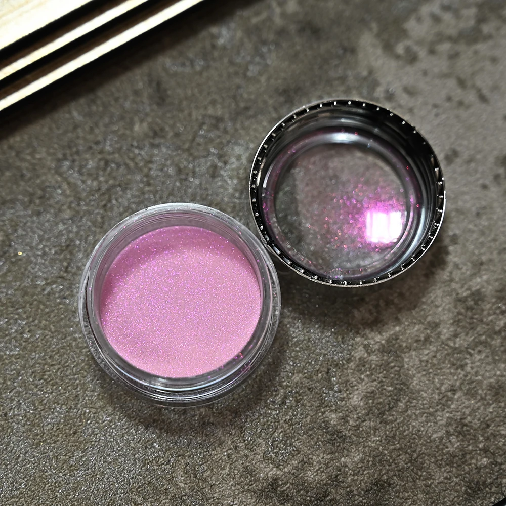 0.2 جرام/جرة أورورا مرآة سحرية مسمار مسحوق تألق حورية البحر الكروم الصباغ الغبار الجنية فرك مسحوق DIY بها بنفسك الأظافر تصميم ديكور و