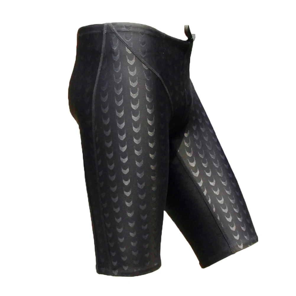 السباحة جذوع الرجال ساحة الساق ملخصات طويلة للرياضات المائية الكلور مقاومة رجالي ملابس السباحة سراويل للسباحة للرجال #1