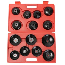 14Pcs Universal Car Topping Up Engine Oil Filling Funnel Set Wrench Kit ChangingOil Filter Engine Oil Filter Wrench Filter Tool