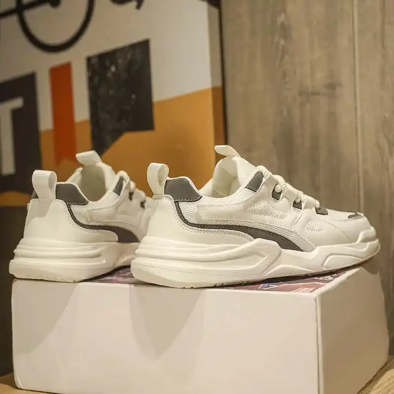 

Кроссовки в стиле хип-хоп на высокой подошве, мужские белые вулканизированные кроссовки для мужчин, мужская спортивная обувь, настоящие роскошные бренды Pas Cher, знаменитые