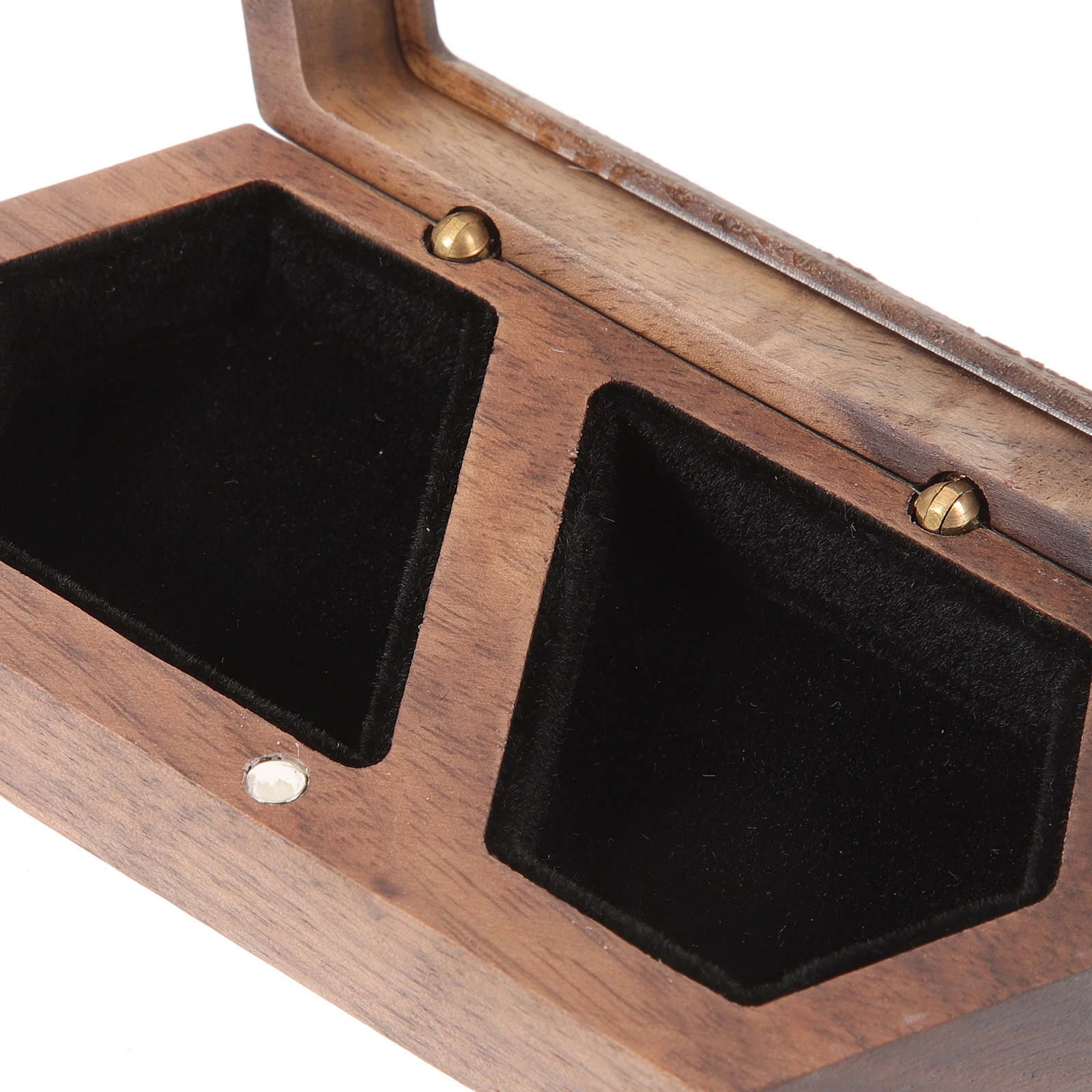 

Wooden Ring Mens Ring Box Large Capacity Sturdy Earrings Jewelry Storage Case For Wedding Engagement Display Holder