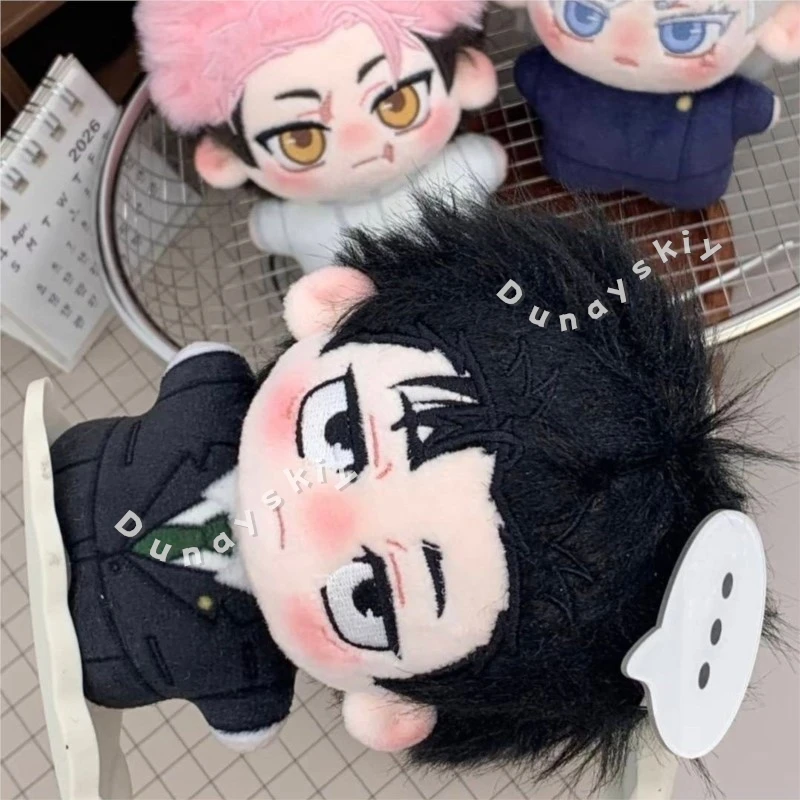 JJK New Plush Gojo Satoru Itadori Yuji Fushiguro Megumi 10cm Q Version Plush Cosplay Costume Anime Peripheral Collectible Figure - view 5