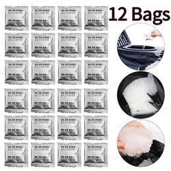 12 Bags of Camping Toilet Urine Coagulation Agent Urine Water Absorbent Curing Agent Super Absorbent Resin Polymer Harmless