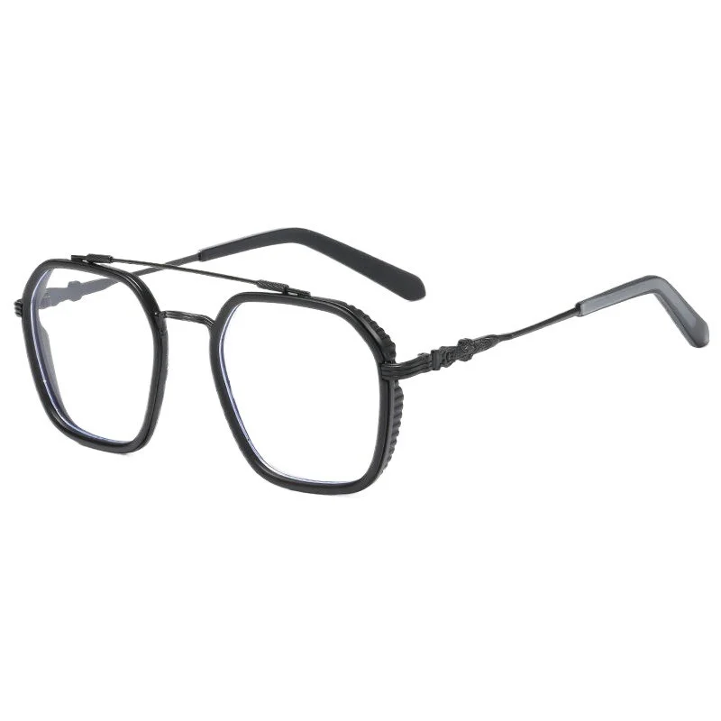 Neue modische Herren-Computerbrille mit Vollformat und Anti-Blaulicht aus Metall – Detail 6