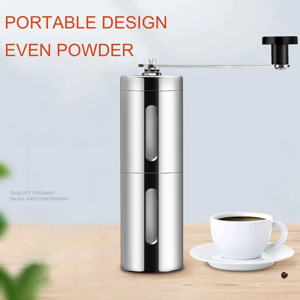 Hand Coffee Grinder Manual Coffee Portable Grinder Adjustable Ceramic Coffee Bean Mill Stainless Steel Kitchen Mills Tools