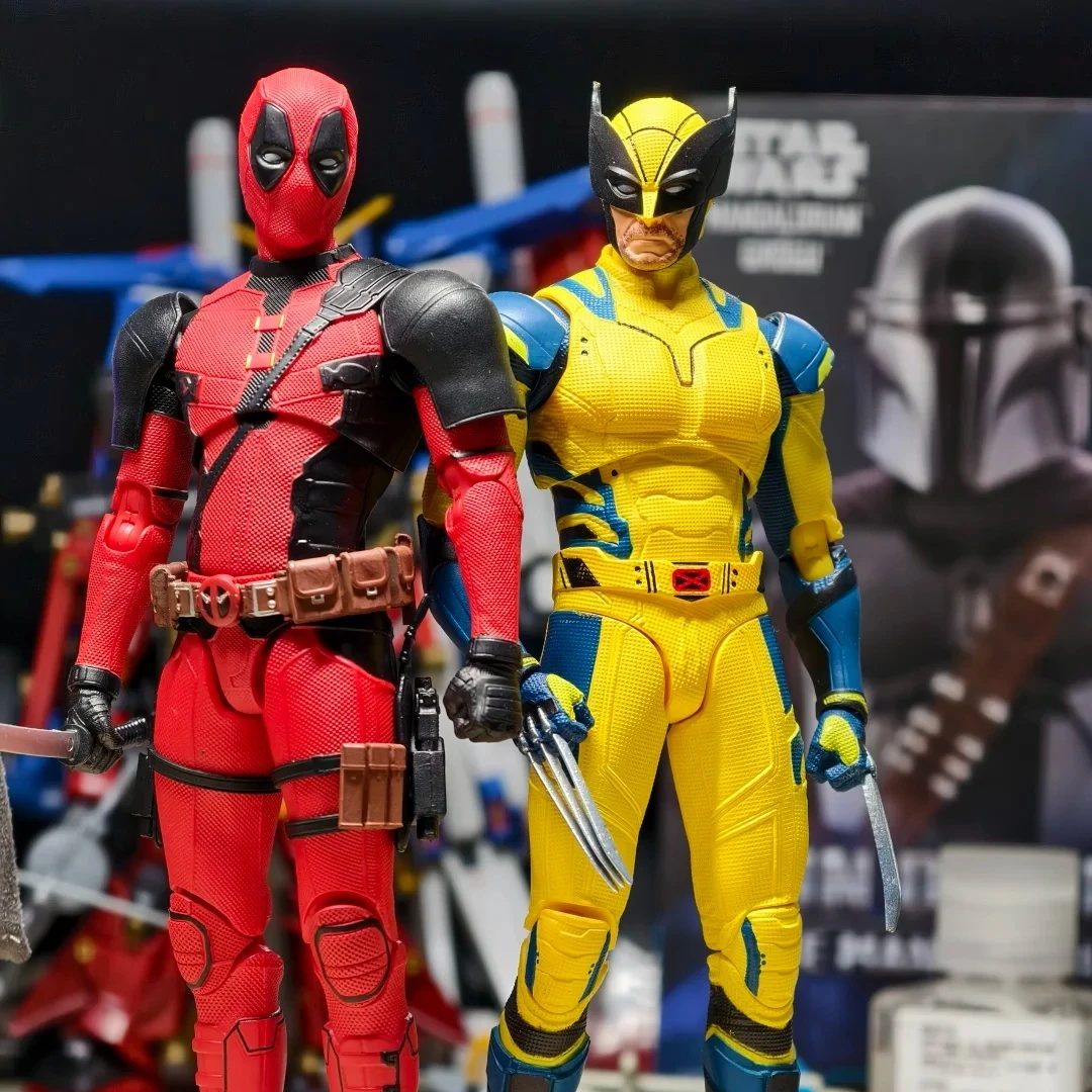 ZDTOYS 1/10 Scale Deadpool Wolverine 7-Inch Action Figure Movie Collect Statue Trend Toy Anime Desktop Decor Ornament Model Gift