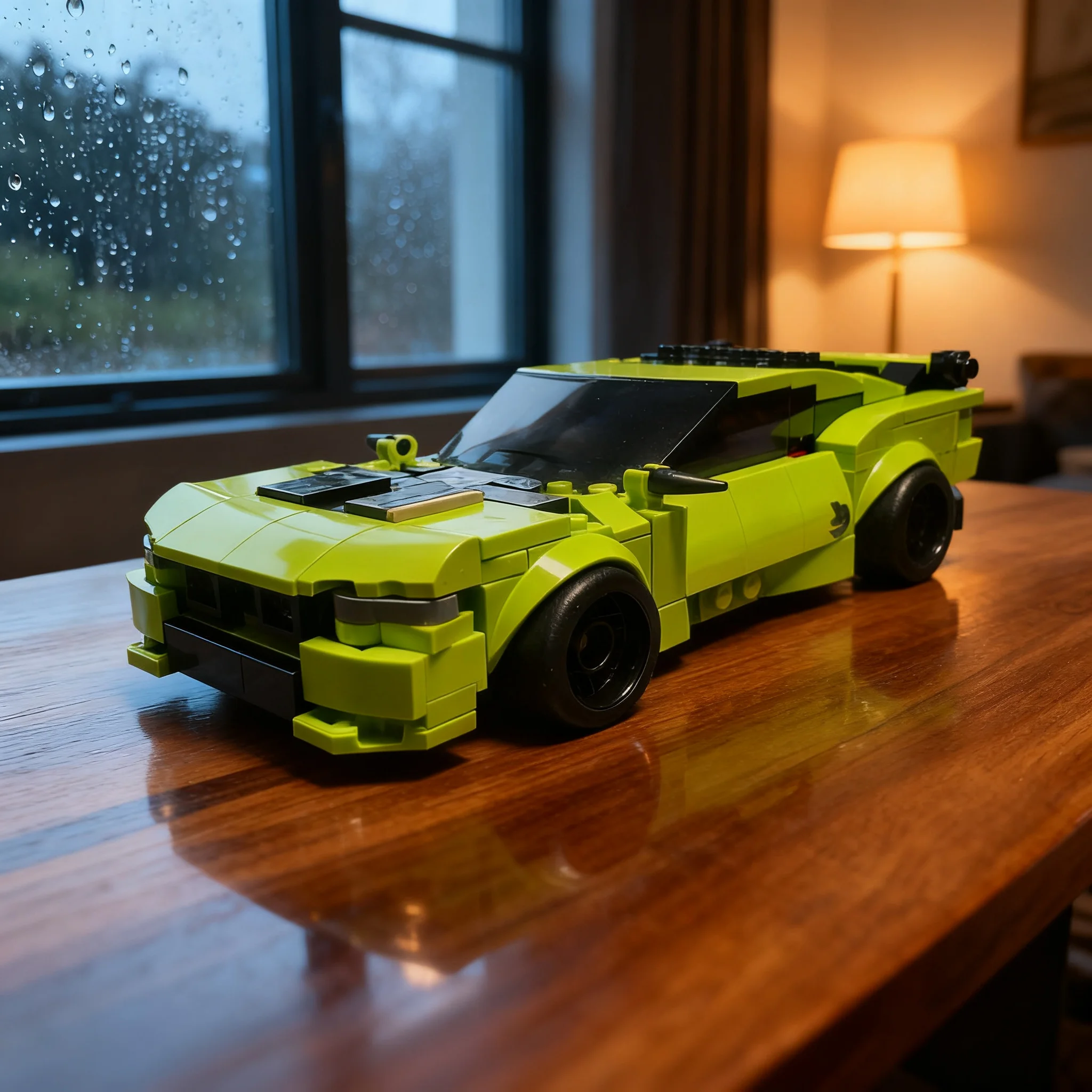 288pcs MOC Fordes Mustangs Dark Horse City Champions Model Building Blocks Construction Toy Christmas Gift 3D Birthday Creative