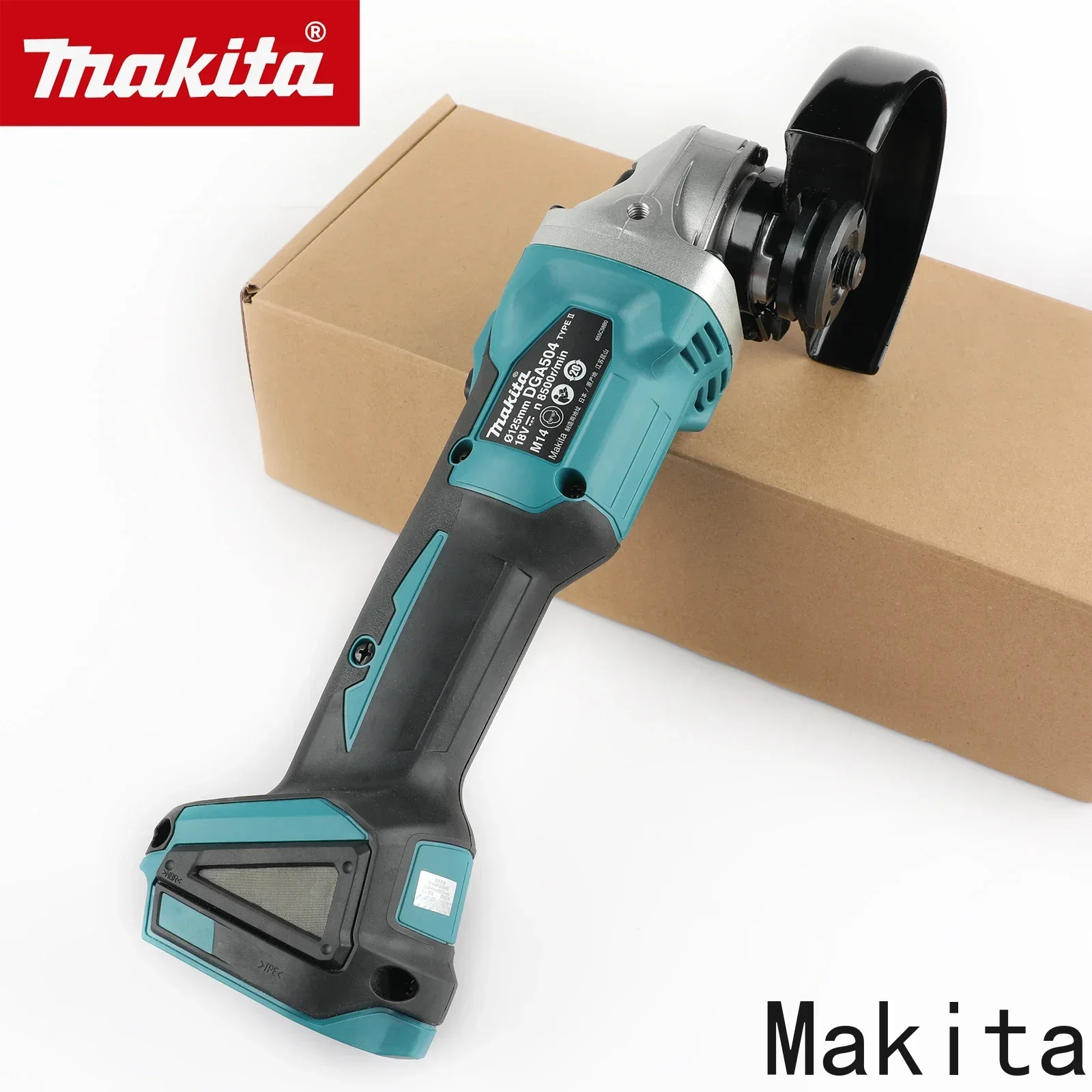 

Makita DGA504 18 В 6,0 Ач 125 мм Бесщеточная литиевая батарея Угловая шлифовальная машина Перезаряжаемый режущий станок Многофункциональный универсальный B