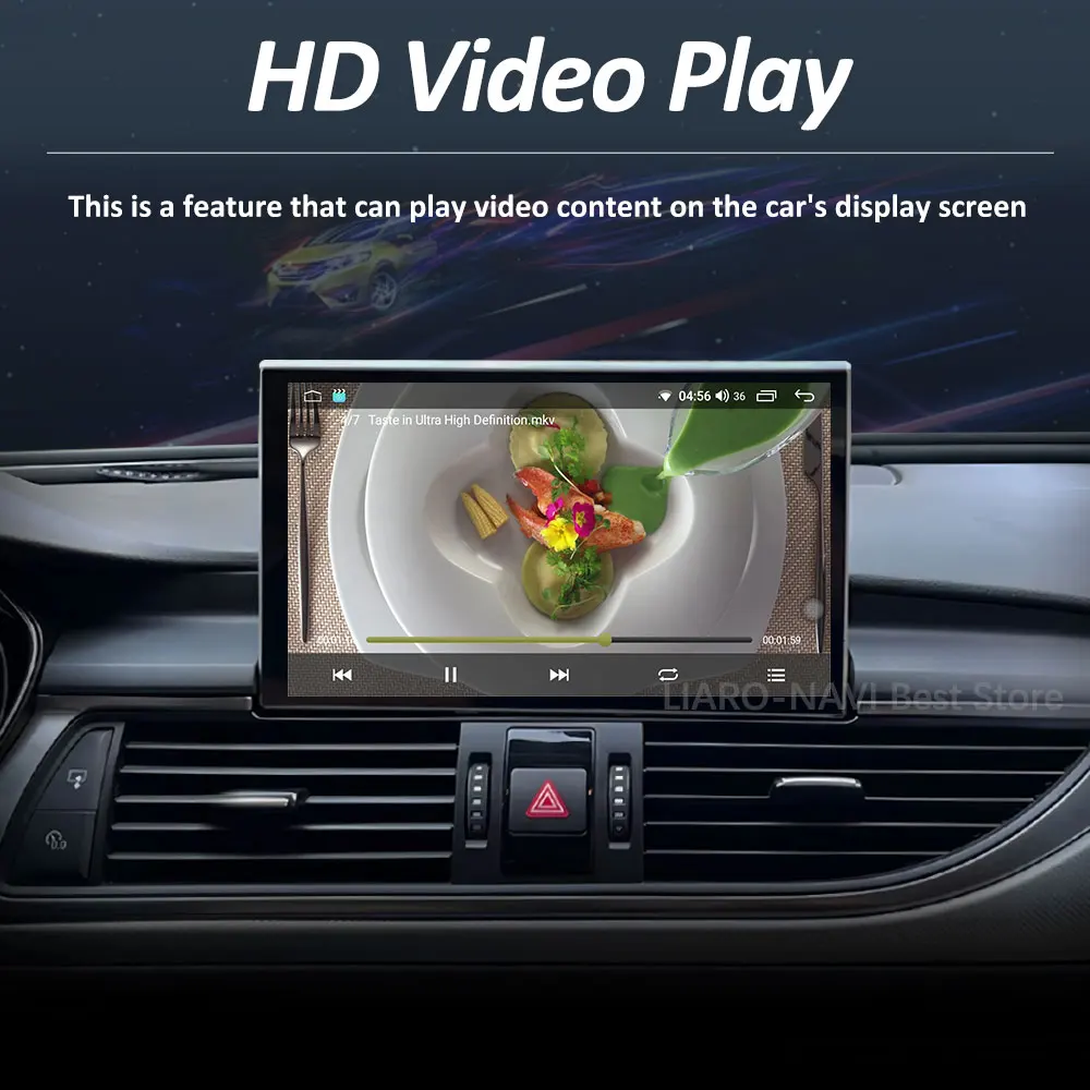 9'' Carplay DSP Stereo Autoradio Multimedia-Player für Audi A6 C7 A7 2012 - 2018 Navi GPS QLED-Bildschirm WiFi Android 16 Bluetooth – Detail 17
