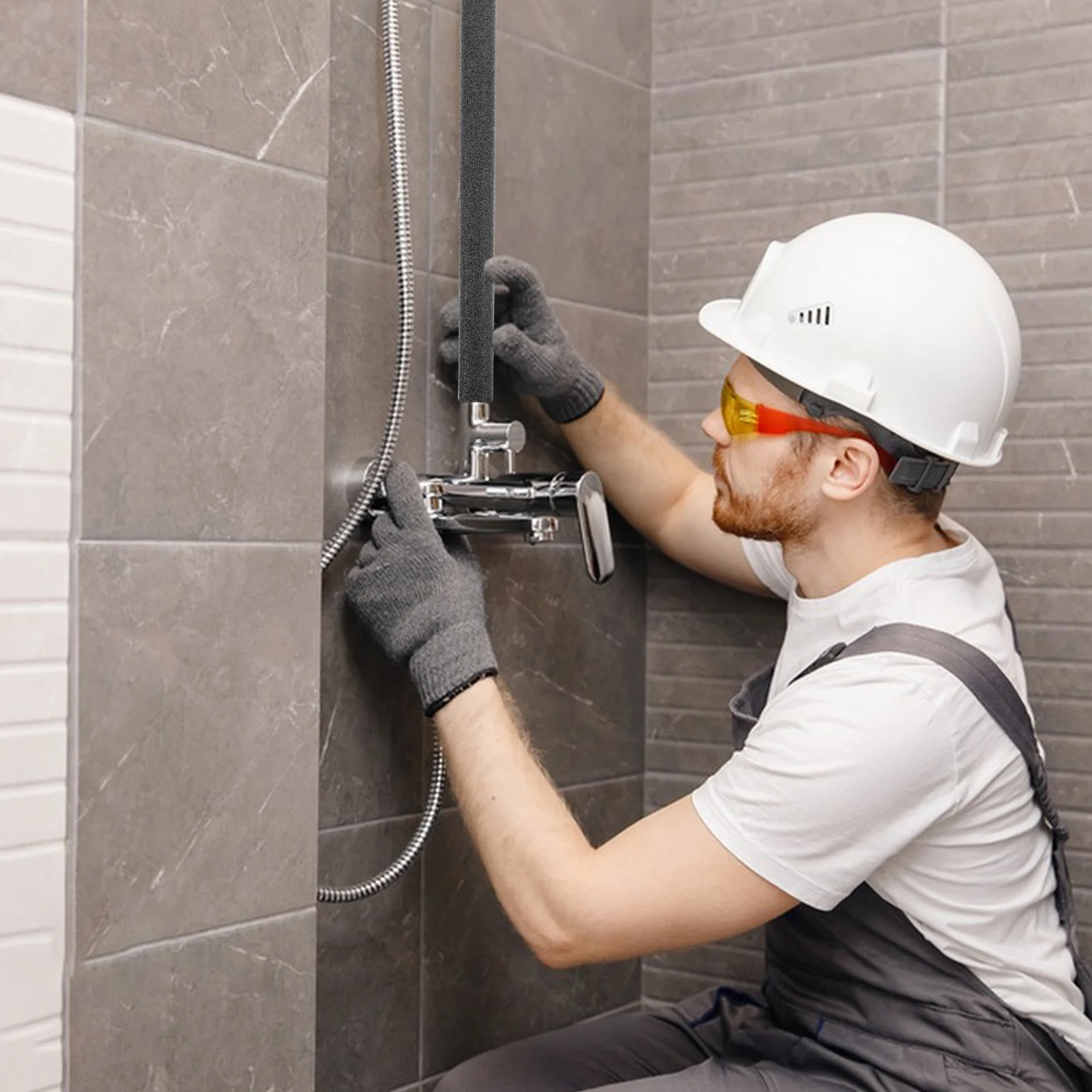 4 coperture in schiuma per tubi, tubo isolante, 40 cm, compressione anticollisione, calore efficiente, previene il congelamento
