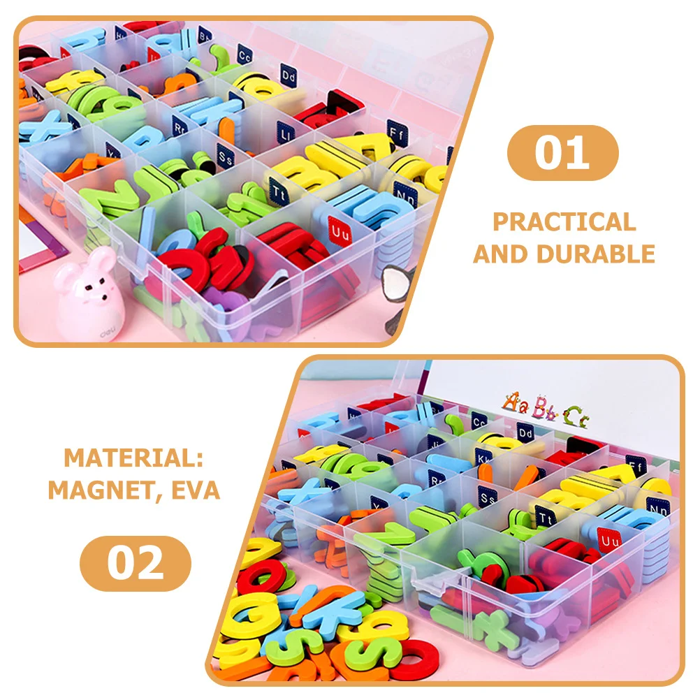 Planche à dessin magnétique avec lettres de l'alphabet, 1 ensemble, tableau blanc, apprentissage éducatif, éducation précoce, aimants de réfrigérateur pour enfants, main et oeil