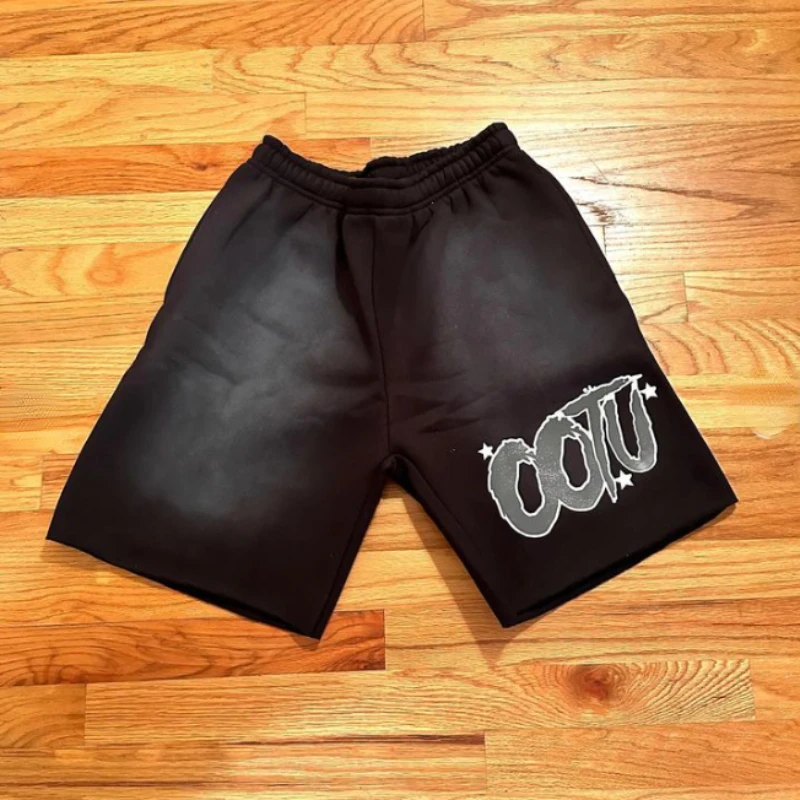 Pantalones cortos con estampado de letras para hombre y mujer, Shorts deportivos informales de algodón de Color sólido, ropa de viaje para pareja,