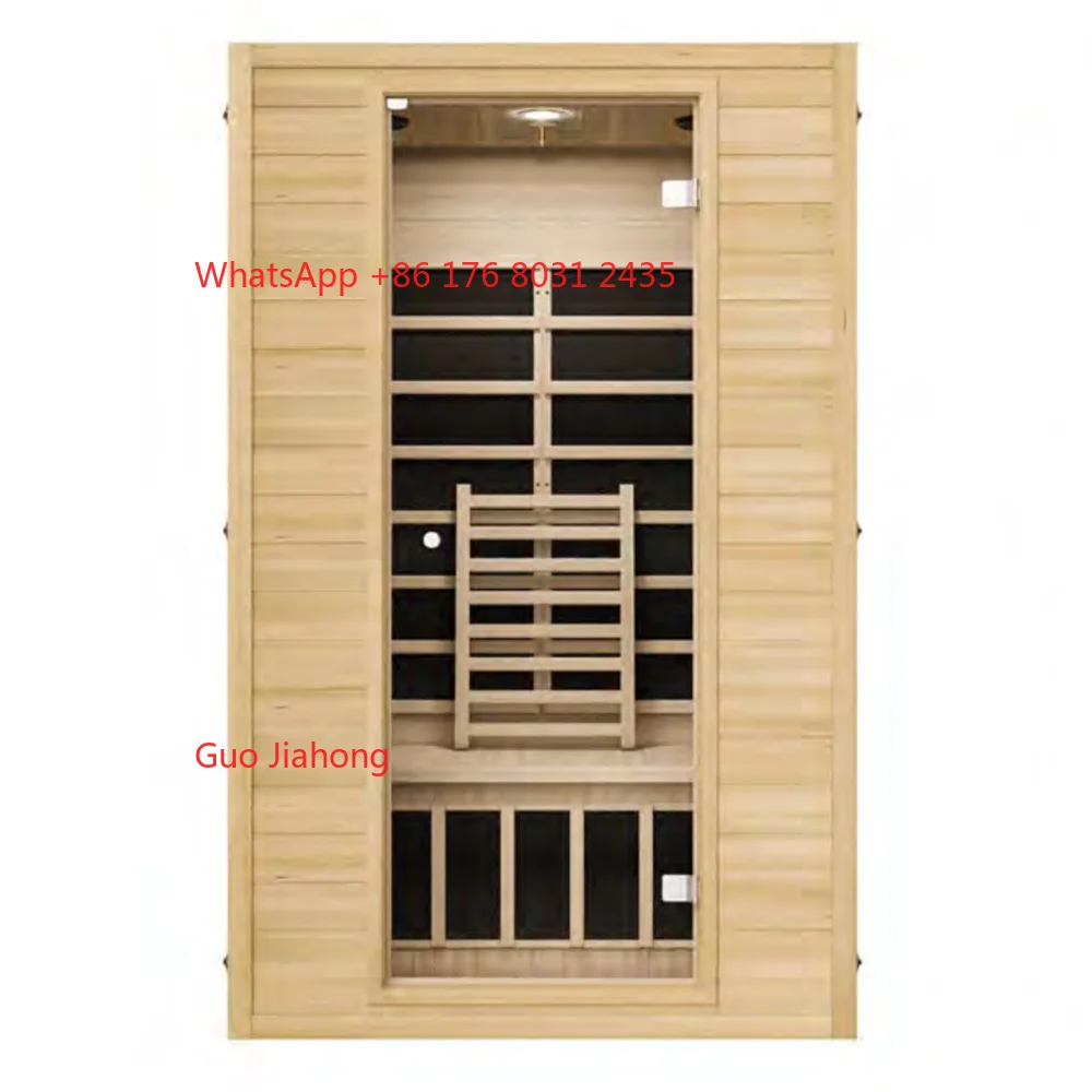 

Modern Style High Quality 1-2 Person Hemlock Modern Indoor Sauna Room Dry for Sale
